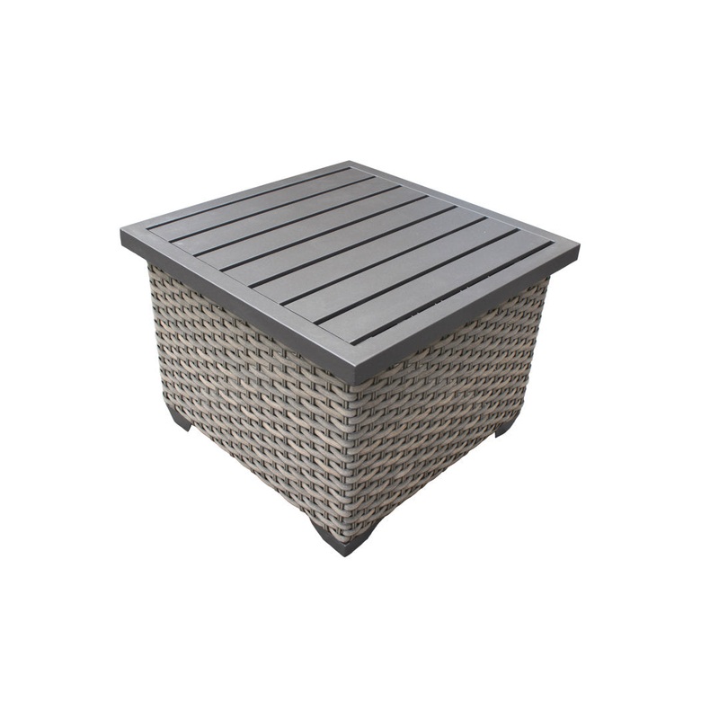 Amjad 7 Piece Outdoor Sectional Seating Group with Cushions Lark Manor Cushion Color: Spa Performance