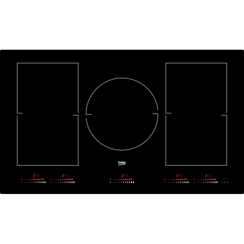 Beko BCTI36510 36″ Built-In Induction Cooktop with 5 Zones and Touch Control