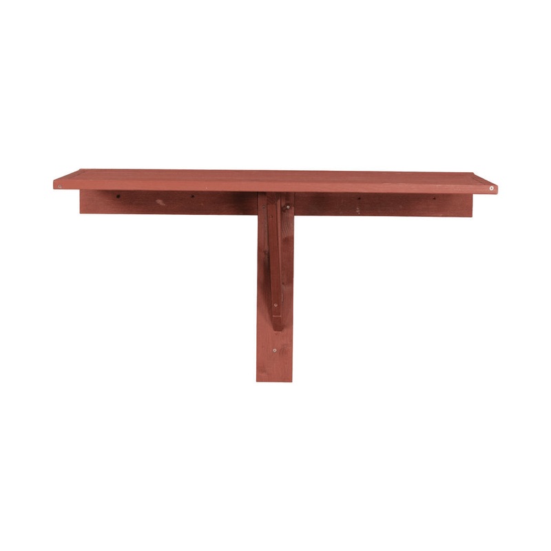 Bridger Solid Wood Balcony Table Loon Peak