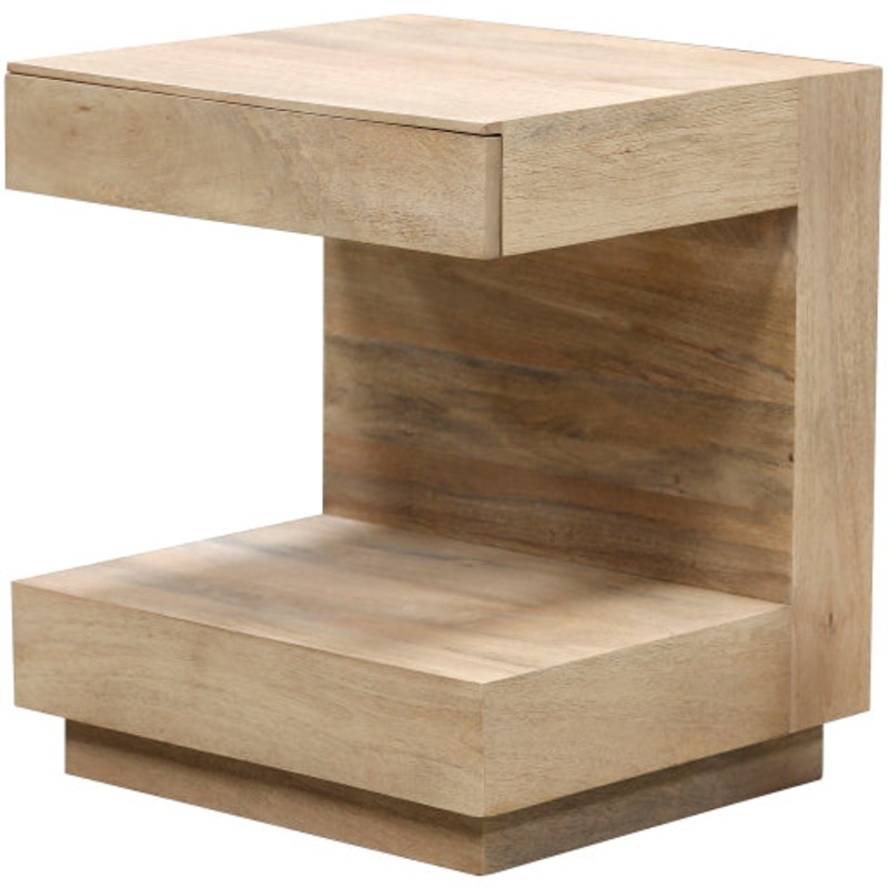 Coburn Modern Mango Wood End Table