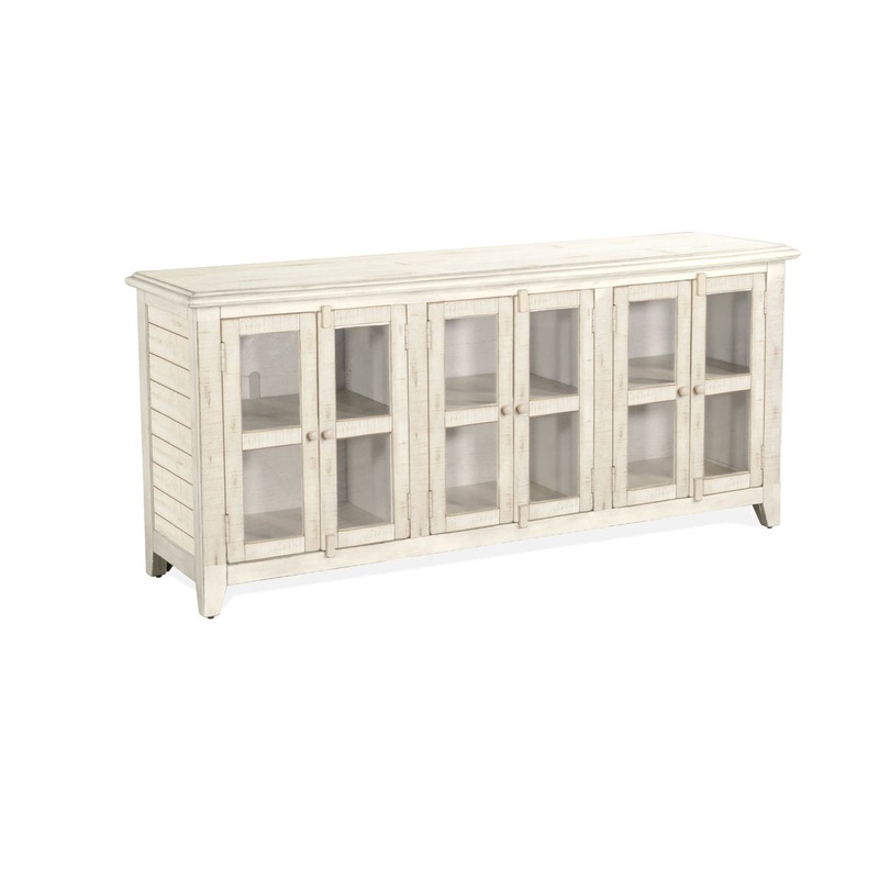 Shweta TV Stand for TVs up to 78″ Beachcrest Home Color: White Sand