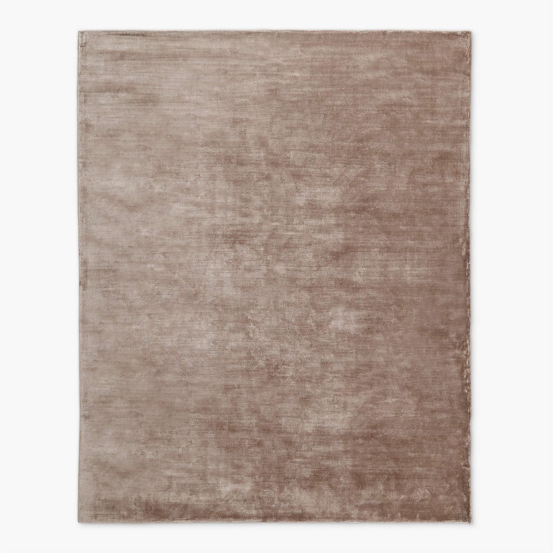 Anders Dusty Rose Pink Tencel Lyocell Area Rug-10’x14′