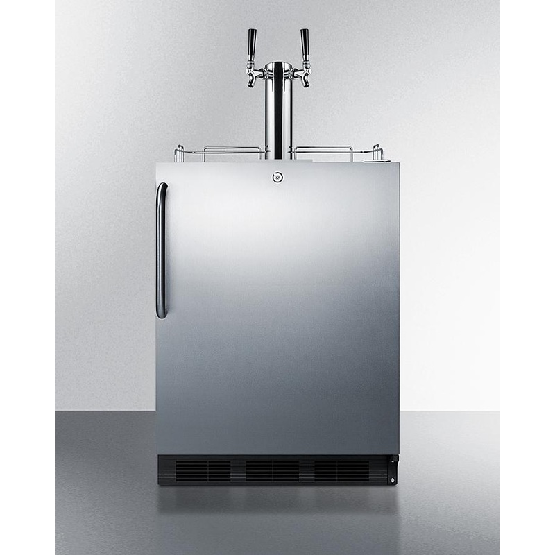 Summit SBC54OSBIADAWKDTWIN 24″ Wide Outdoor Wine Kegerator, ADA Compliant