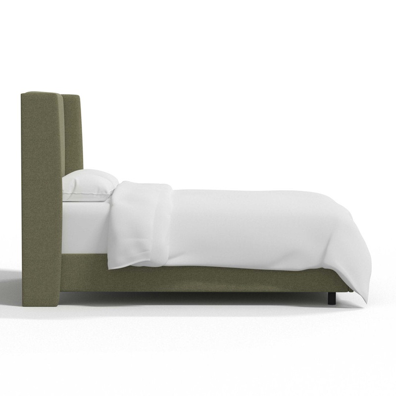 Tilly Upholstered Bed Joss & Main Color: Zuma Laurel Textured Linen Size: Full