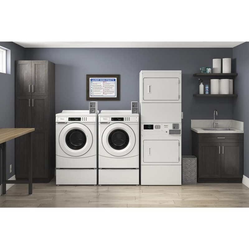 Whirlpool WHP1000VW 10″ Pedestal for Commercial Front Load Washer and Dryer
