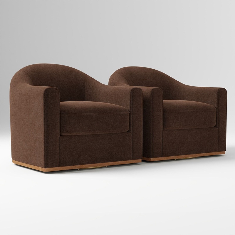 Bennett Swivel Club Chair