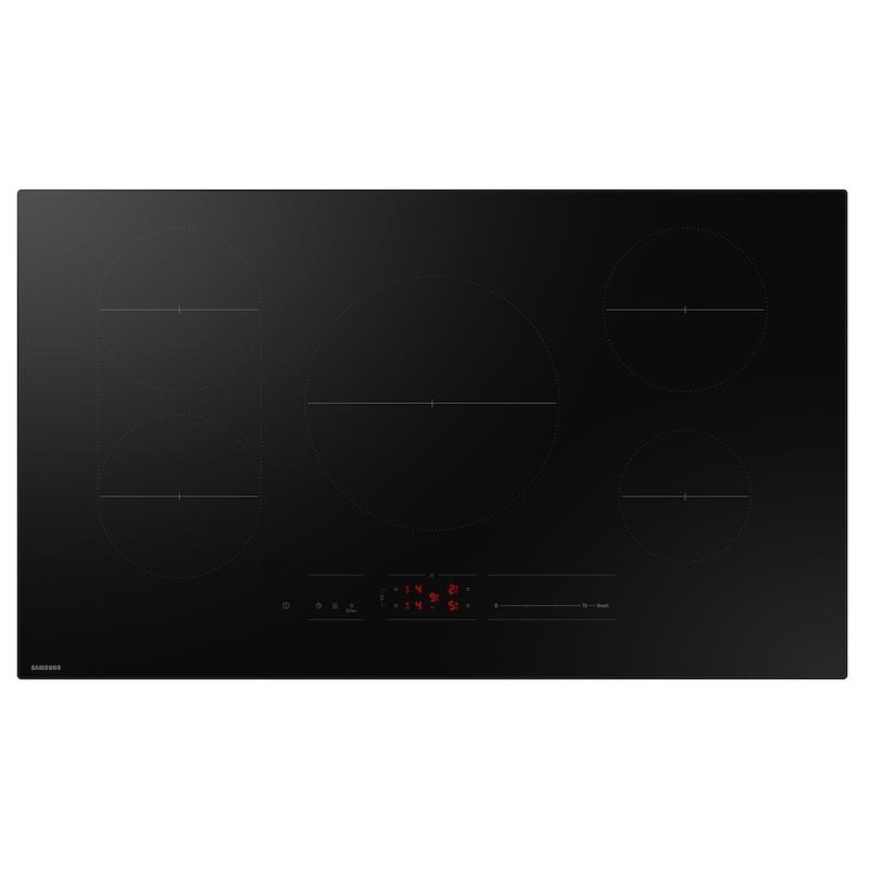 Samsung CC70F36S2D 36″ Induction Cooktop with Anti-Scratch Matte Glass and Sync Burners in Black