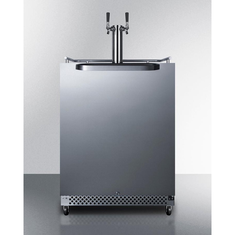 Summit SBC696OSWKDTWIN 24″ Wide Built-in Outdoor Wine Kegerator