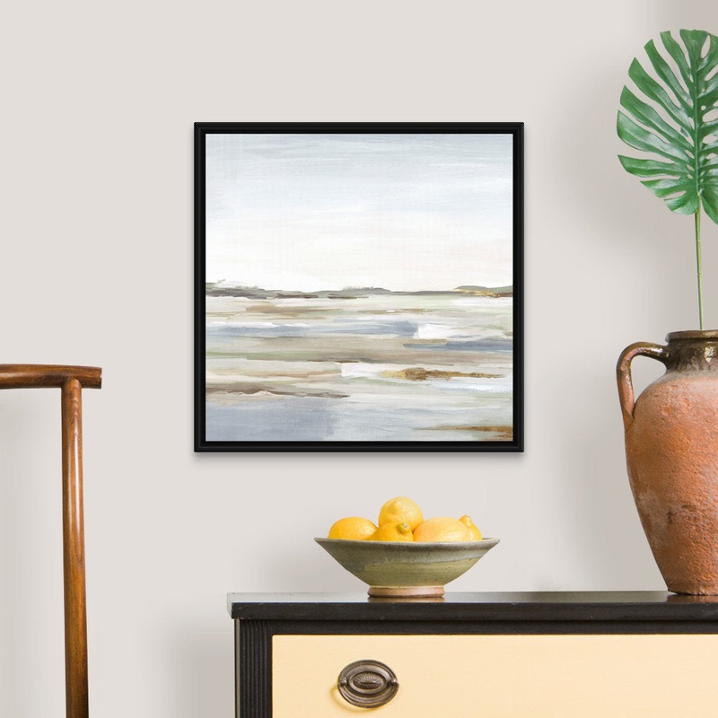 Vastness II by Eva Watts – Painting Print Wade Logan Size: 22″ H x 22″ W x 1.75″ D Format: Black Framed Canvas