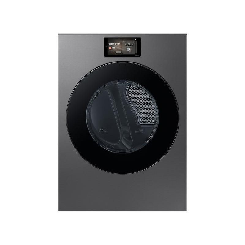 Samsung DV90F53AGS 7.6 cu. ft. Bespoke AI Ultra Capacity Front Load Gas Dryer with AI Home and AI OptiDry+ in Dark Steel