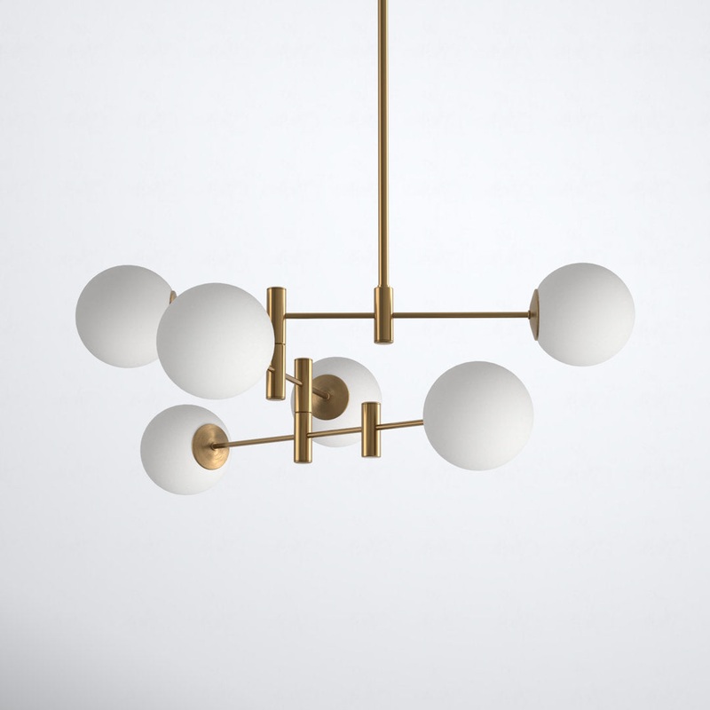 Vika 6 – Light Unique / Statement Linear Chandelier AllModern