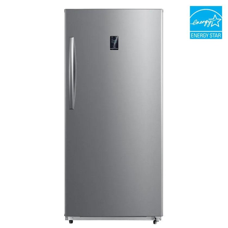 Element Appliance EUF21CECS Element 21.0 Cu. Ft. Upright Convertible Freezer / Refrigerator – Stainless Steel, Energy Star (Euf21Cecs)
