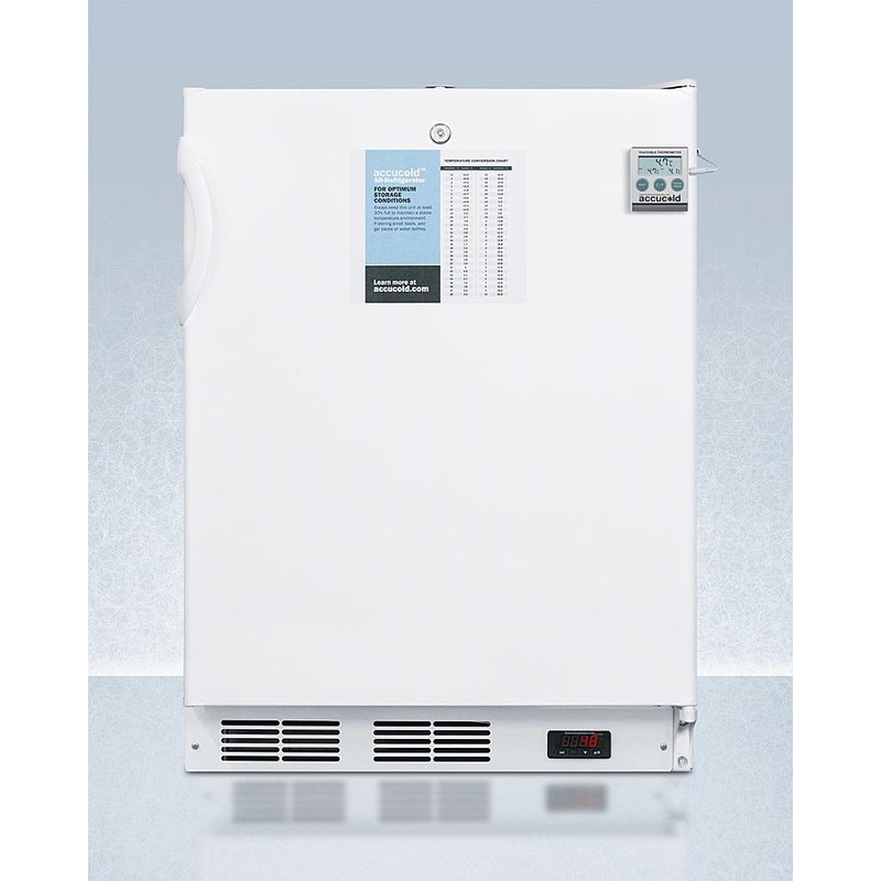 Summit FF6LWBI7PLUS2ADA 24″ Wide Built-In All-Refrigerator, Ada Compliant