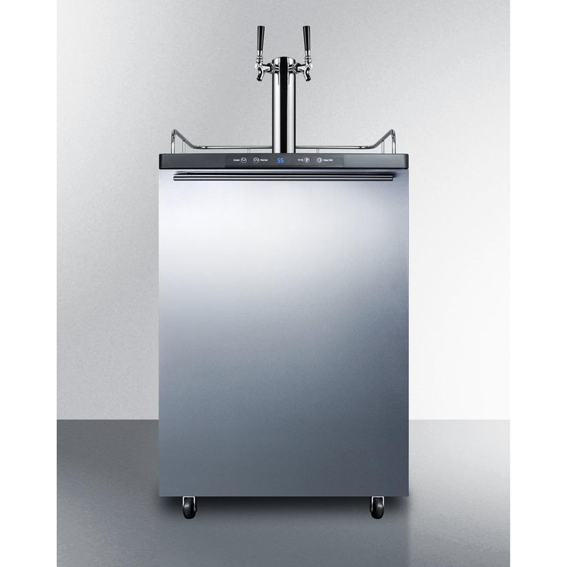 Summit SBC635MBI7SSHHTWIN 24″ Wide Built-in Kegerator