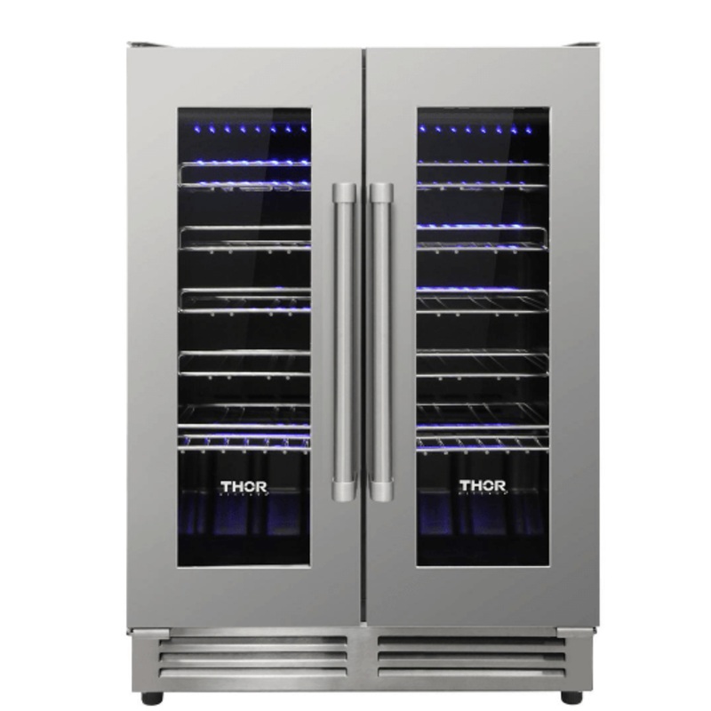 TWC2402 Thor Kitchen 42 Bottle Dual Zone Built-in Wine Cooler – Model Twc2402