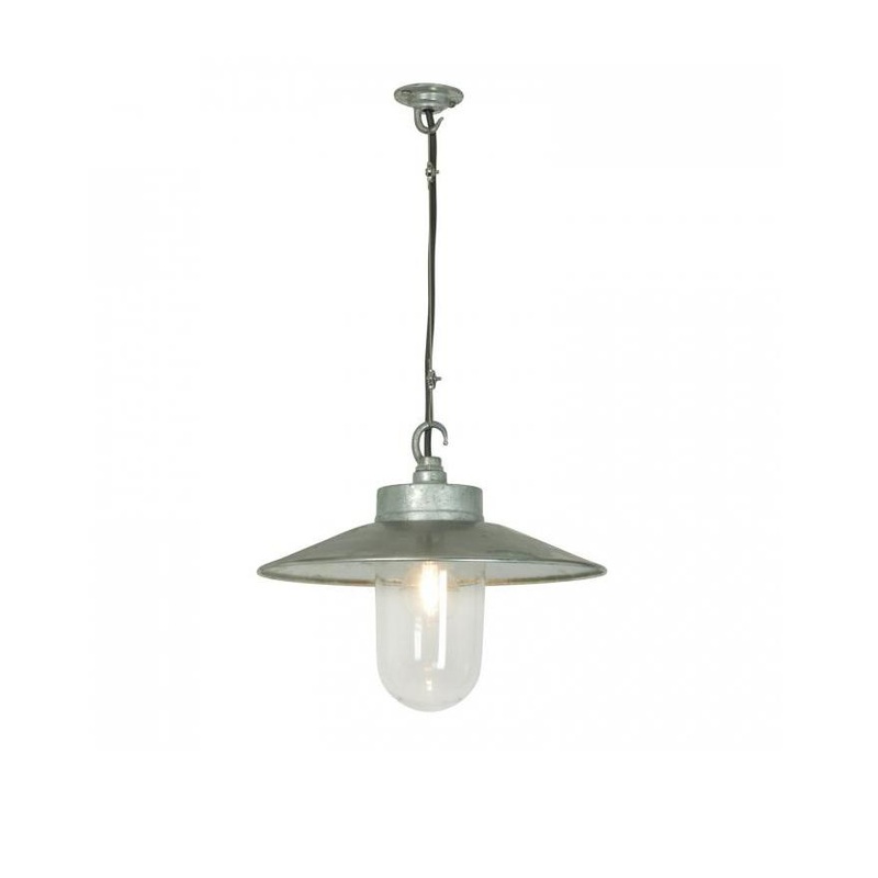 Well Glass Pendant with Visor