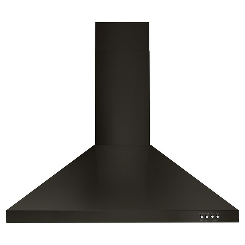 Amana WVW53UC0HV 30″ Contemporary Black Stainless Wall Mount Range Hood