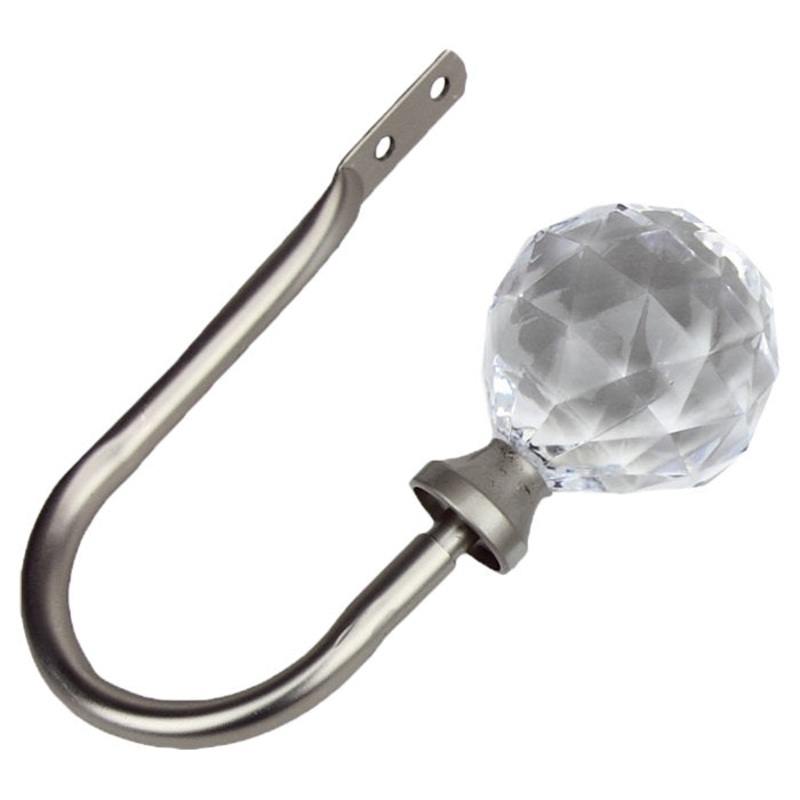 Caire Curtain Holdback (Set of 2) Rosdorf Park Finish: Satin Nickel