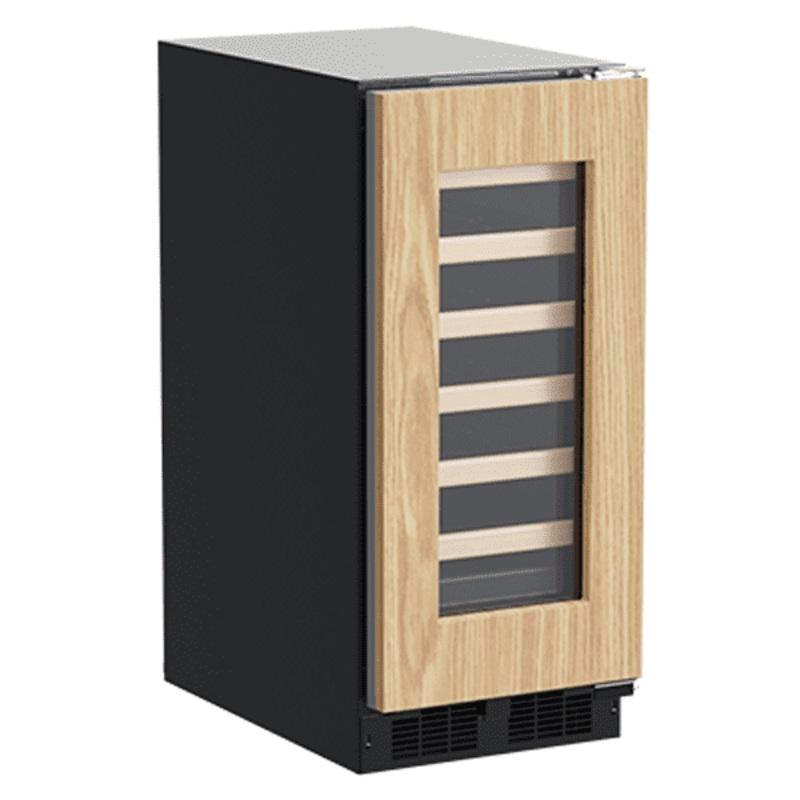Marvel MLWC215IG01A 15-In Built-In High-Efficiency Single Zone Wine Refrigerator With Door Style – Panel Ready Frame Glass