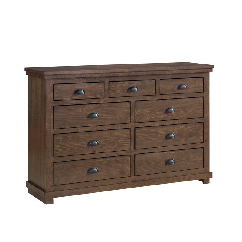 Wolferstorn 9 Drawer 64″ W Dresser Birch Lane Color: Brown