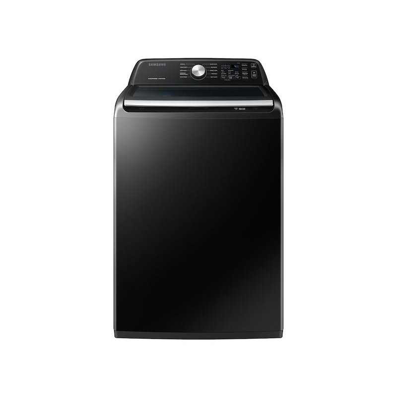 4.4 cu. ft. Top Load Washer with ActiveWave Agitator and Active WaterJet in Brushed Black