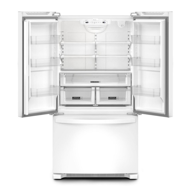 Whirlpool WRFC2036RW 36-Inch Wide Counter-Depth French Door Bottom Mount Refrigerator – 20 cu. ft.