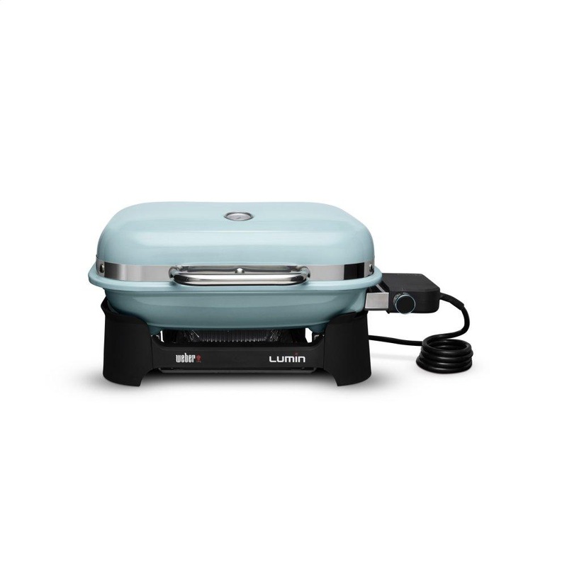 Weber 91400901 Lumin Compact Electric Grill – Ice Blue