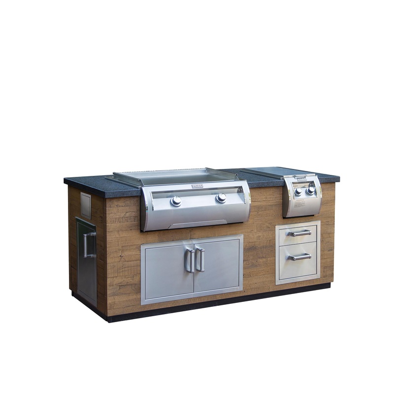 Fire Magic ID660FOD77BA Reclaimed Wood Island 77″ French Barrel Oak