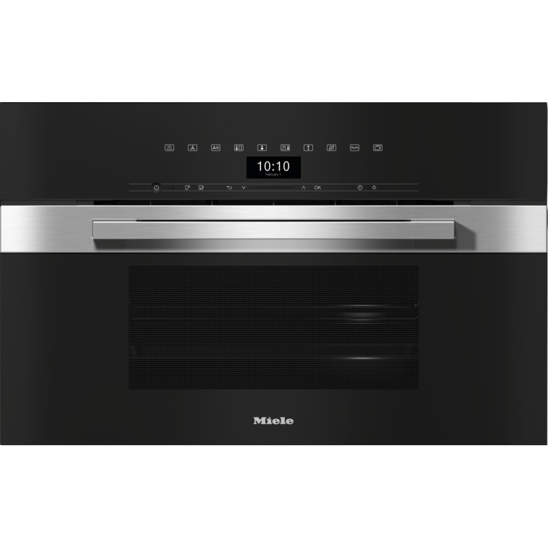 Miele DGC7470 STAINLESS STEEL   30″ Compact Combi-Steam Oven Xl For Steam Cooking, Baking, Roasting With Networking + Brilliantlight.