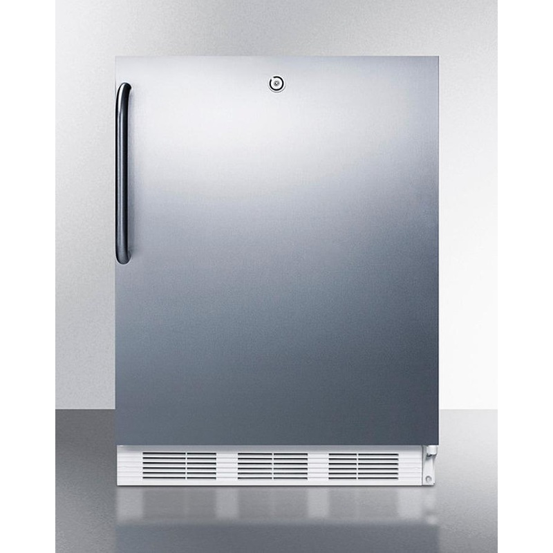 Summit FF6LW7SSTBADA 24″ Wide All-refrigerator, ADA Compliant