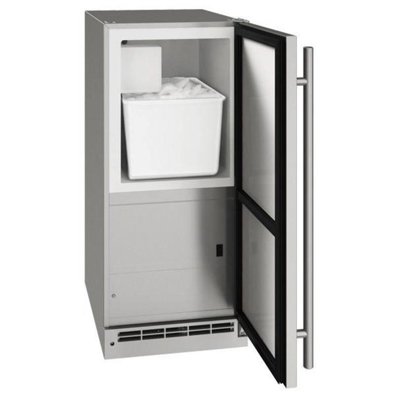 U-Line UOCR115SS01B 15″ Crescent Ice Maker With Stainless Solid Finish (115 V/60 Hz Volts /60 Hz Hz)