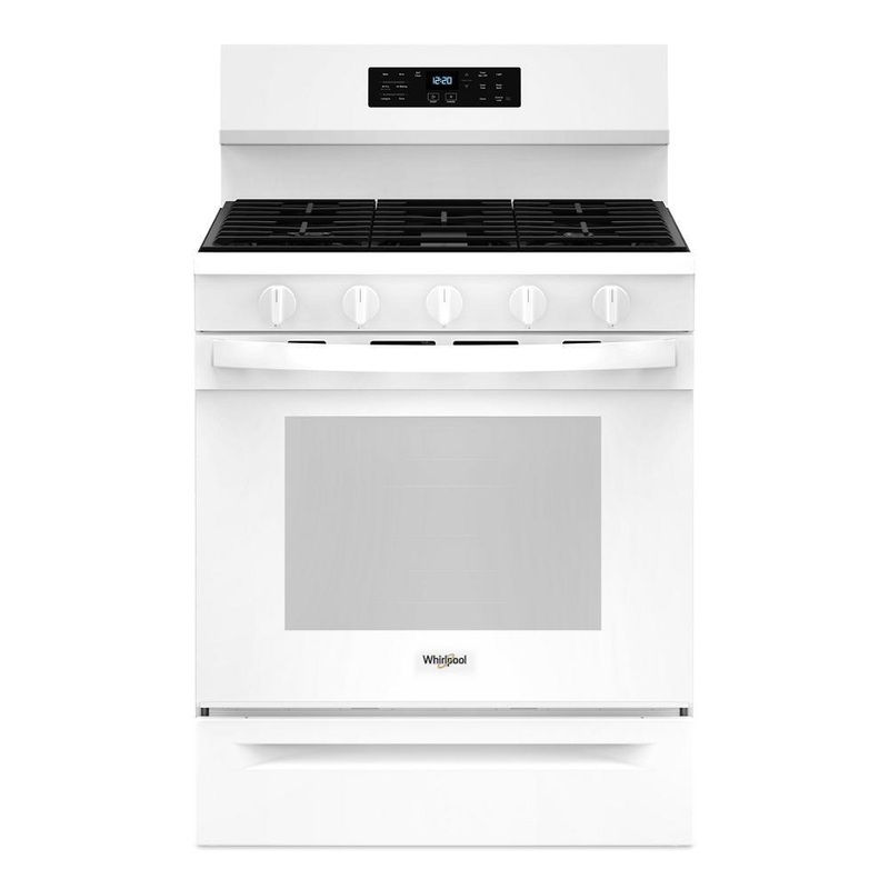 Whirlpool WFGS5030RW 30-Inch Gas Range With Air Cooking Technology, No Preheat Air Fry And Air Baking And Self Clean