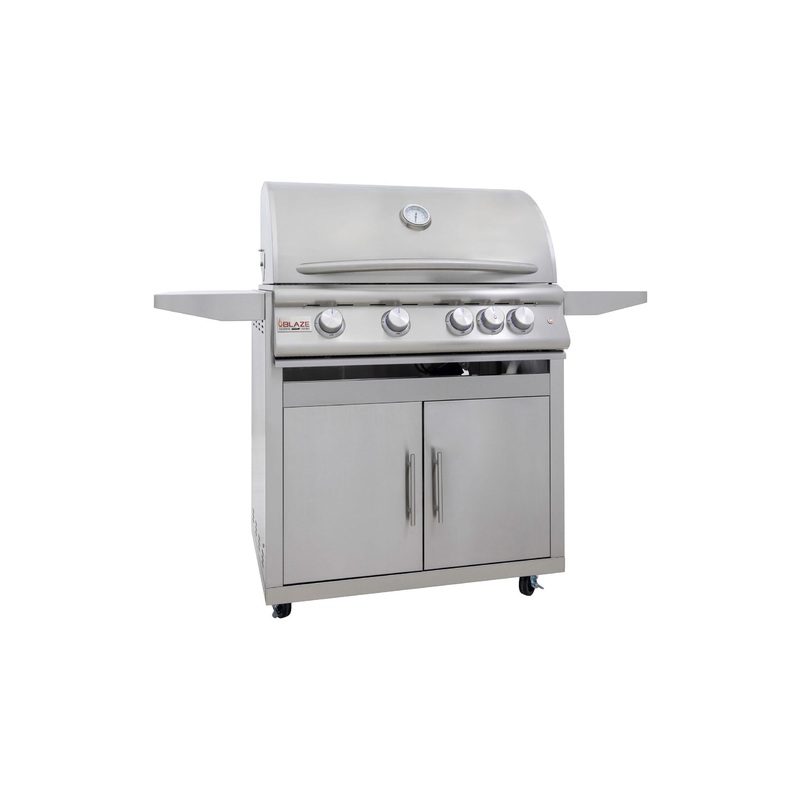 Blaze Grills BLZ4LTE3MGLP Blaze 4-Burner Marine Grade Premium Lte+, With Fuel Type – Propane