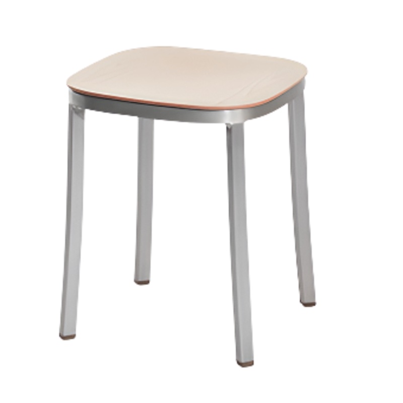 Emeco 1 Inch Small Stool – Wood Seat