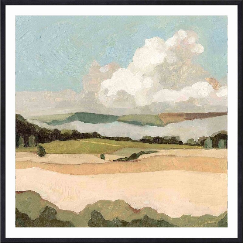 Cumulus Landscape II by Emma Scarvey With Frame-41.8″x41.8″
