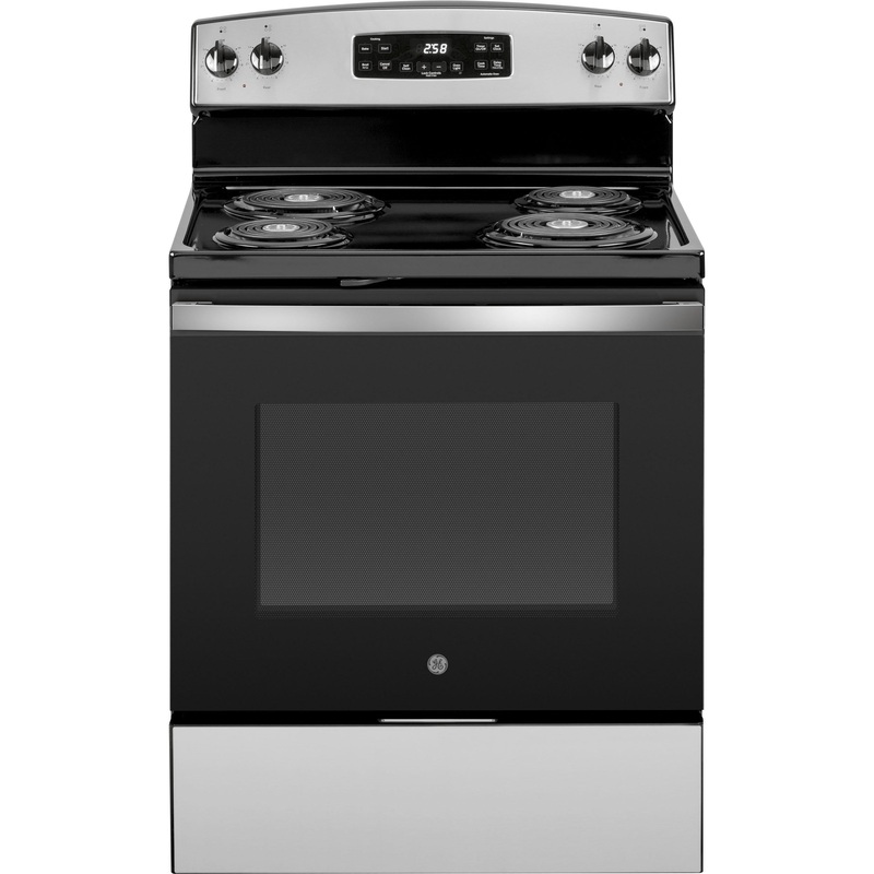 Ge Appliances JB258RTSS Ge 30″ Free-Standing Self-Clean Electric Range
