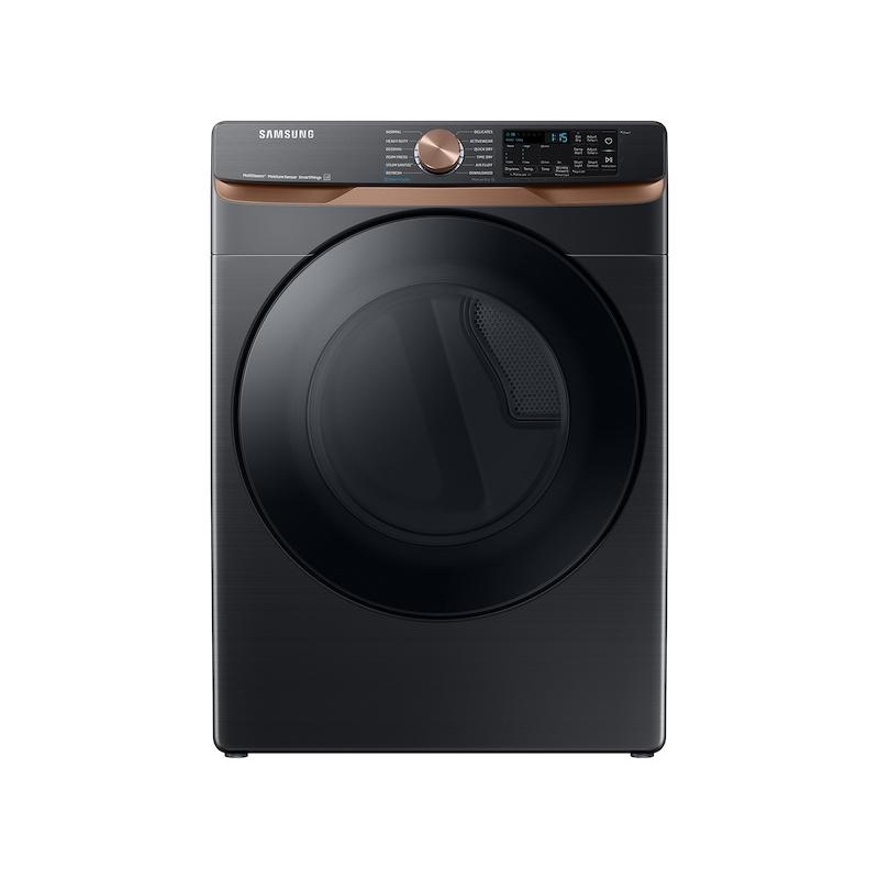 Samsung DVE50BG8300VA3 7.5 cu. ft. Smart Electric Dryer with Steam Sanitize+ and Sensor Dry in Brushed Black
