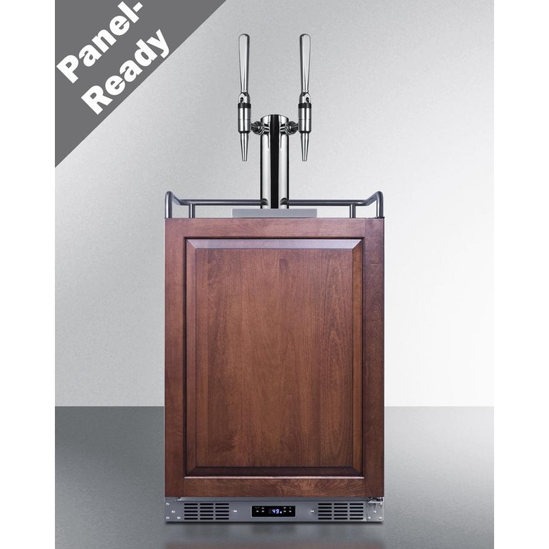 Summit SBC682PNRNCFTWIN 24″ Wide Built-In Nitro Coffee Kegerator (Panel Not Included)