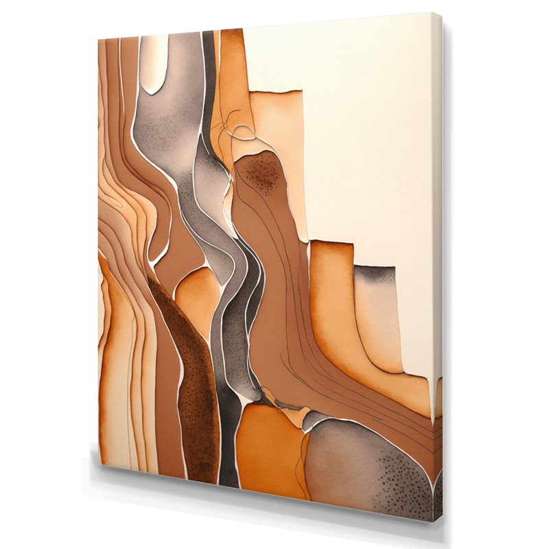 Wanderings in Canyon Ridge II – Print on Canvas Ivy Bronx Size: 16″ W x 32″ H Format: Wrapped Canvas