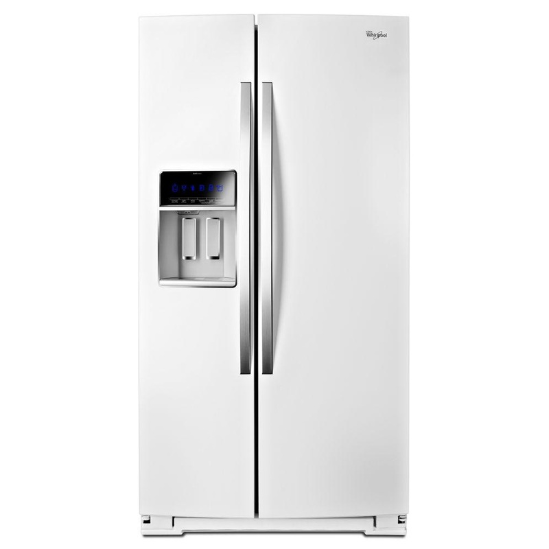 Whirlpool 36-inch Wide Side-by-Side Counter Depth Refrigerator with StoreRight Dual Cooling System – 20 cu. ft.