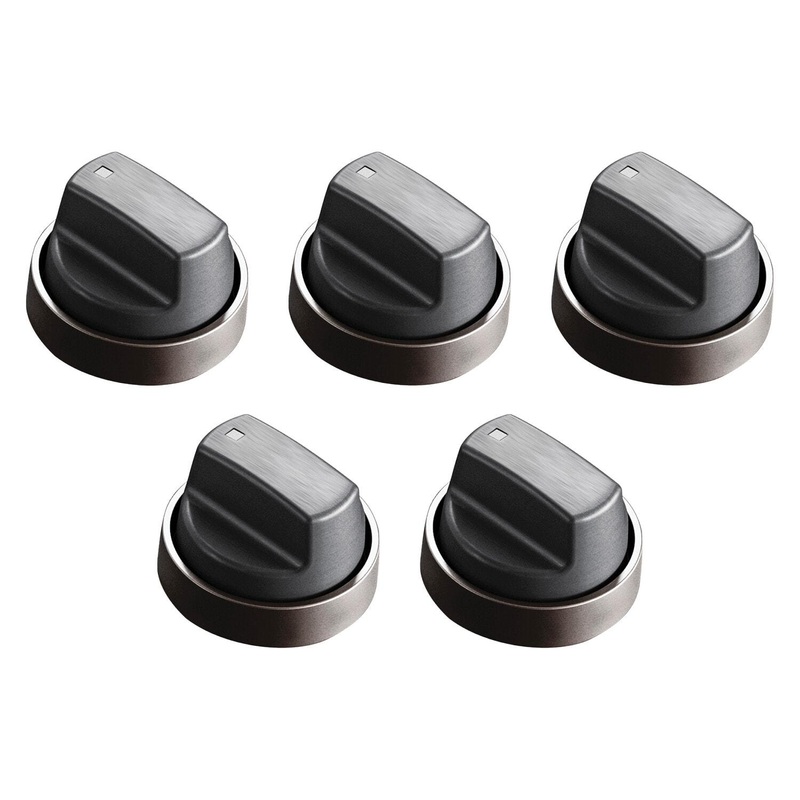 Wolf 9056369 36″ Professional Gas Cooktop Brushed Gray Knob Kit