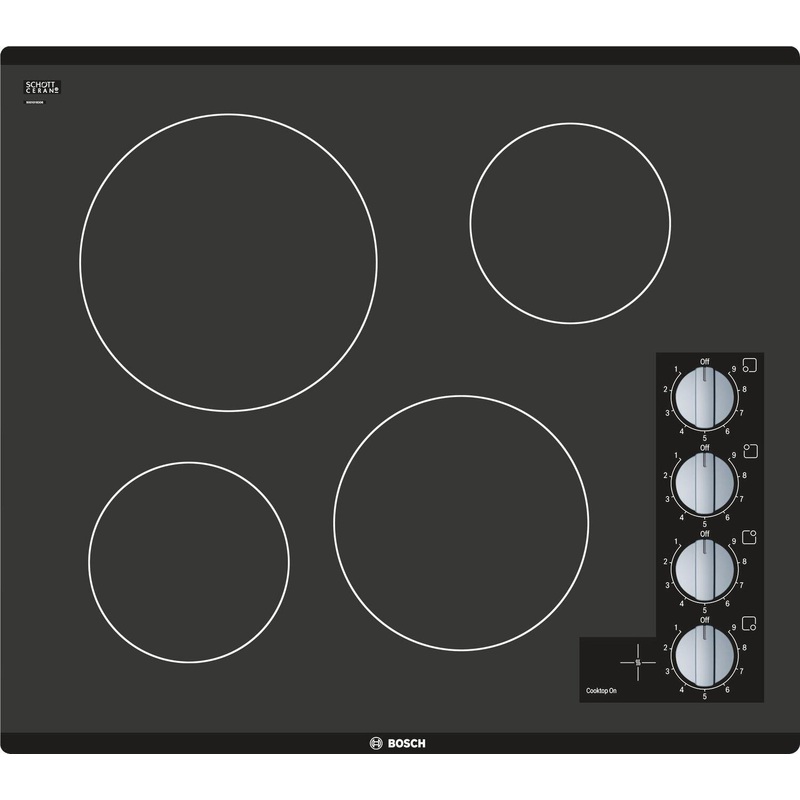 Bosch NEM5466UC 500 Series, Electric hob, 24″, surface mount without frame