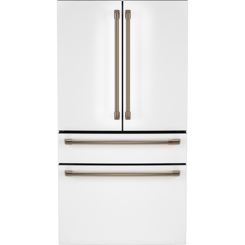 Cafe CGE29DP4TW2 Caf Energy Star 28.7 Cu. Ft. Smart 4-Door French-Door Refrigerator With Dual-Dispense Autofill Pitcher