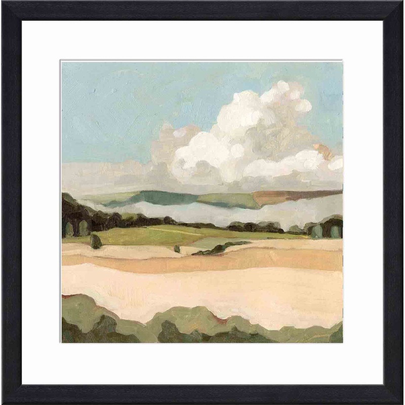 Cumulus Landscape II by Emma Scarvey – Picture Frame Painting Sand & Stable Frame Color: Natural Size: 20″H x 30″W