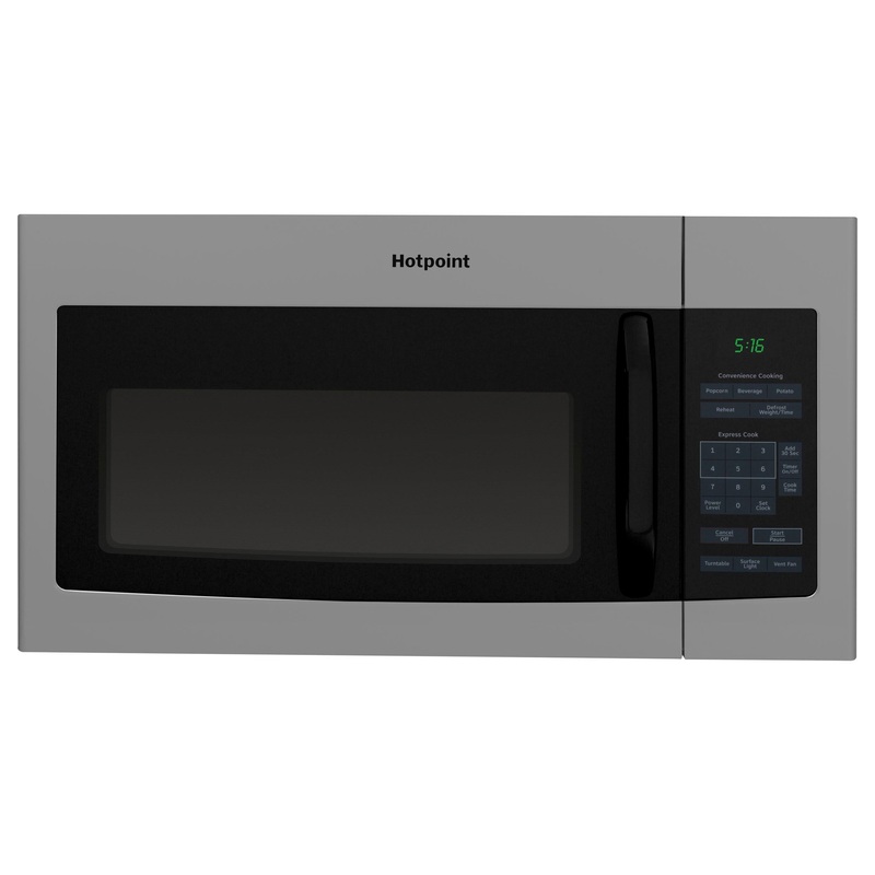 RVM5160MPSA Hotpoint 1.6 Cu. Ft. Over-the-Range Microwave Oven