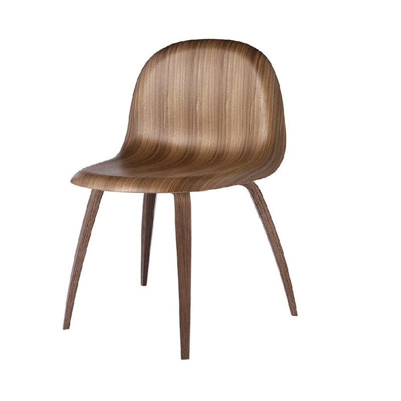 3D Dining Chair – Wood Base