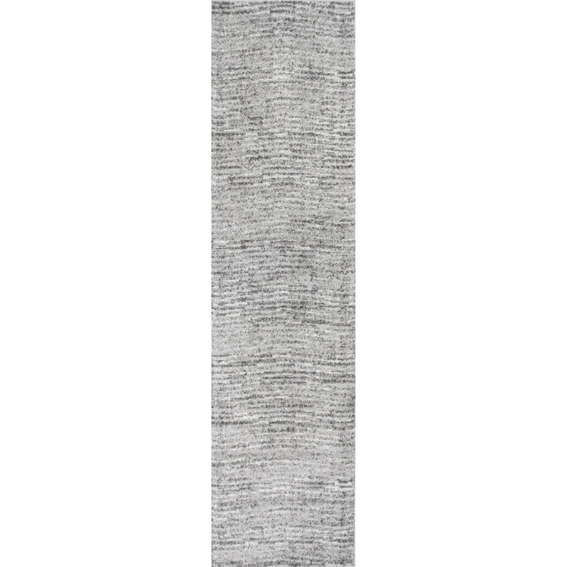 Artimas Abstract Transitional Performance Gray Rug Ebern Designs Rug Size: Runner 2’6″ x 14′