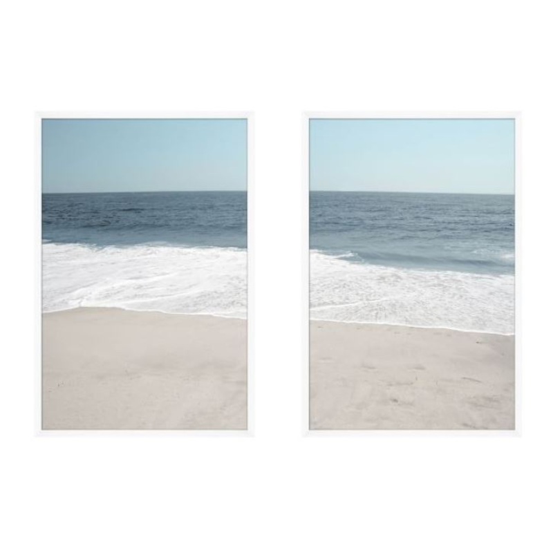 Coastal Diptych Framed Print