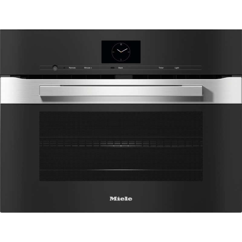 Miele H7640BMCTS H 7640 Bm Am – 24″ Compact Speed Oven In A Perfectly Combinable Design With Automatic Programs And Roast Probe.