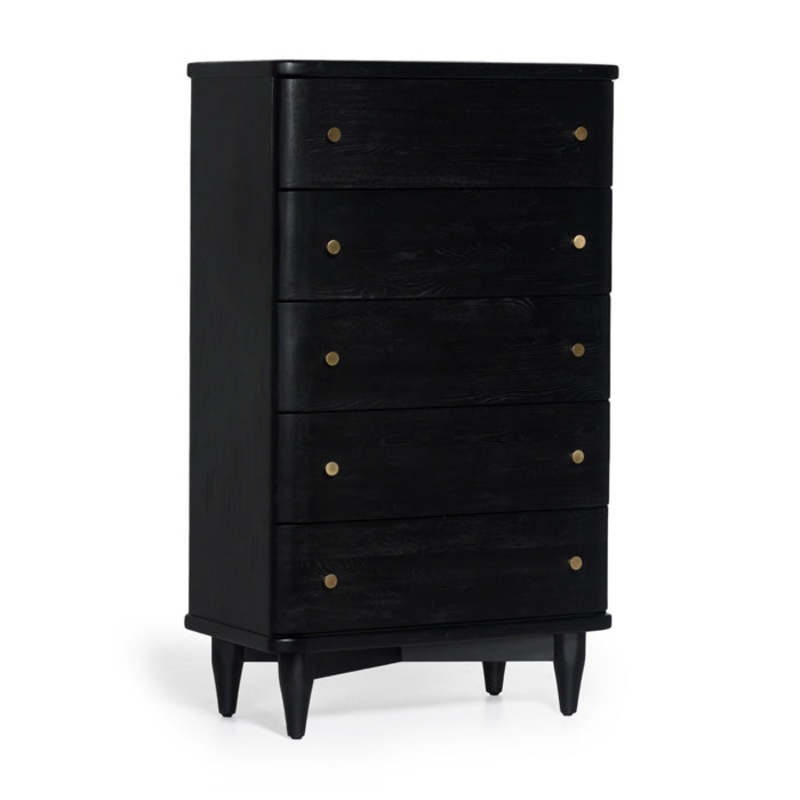 Serene Oak Charcoal Storage Chest